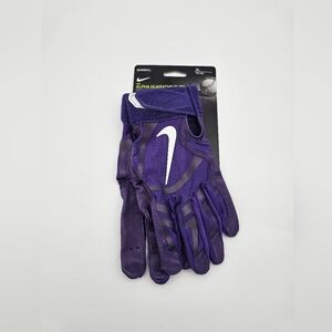 Nike Alpha Huarache Elite Batting Gloves Baseball Men’s Sz XL Purple CV0696-552